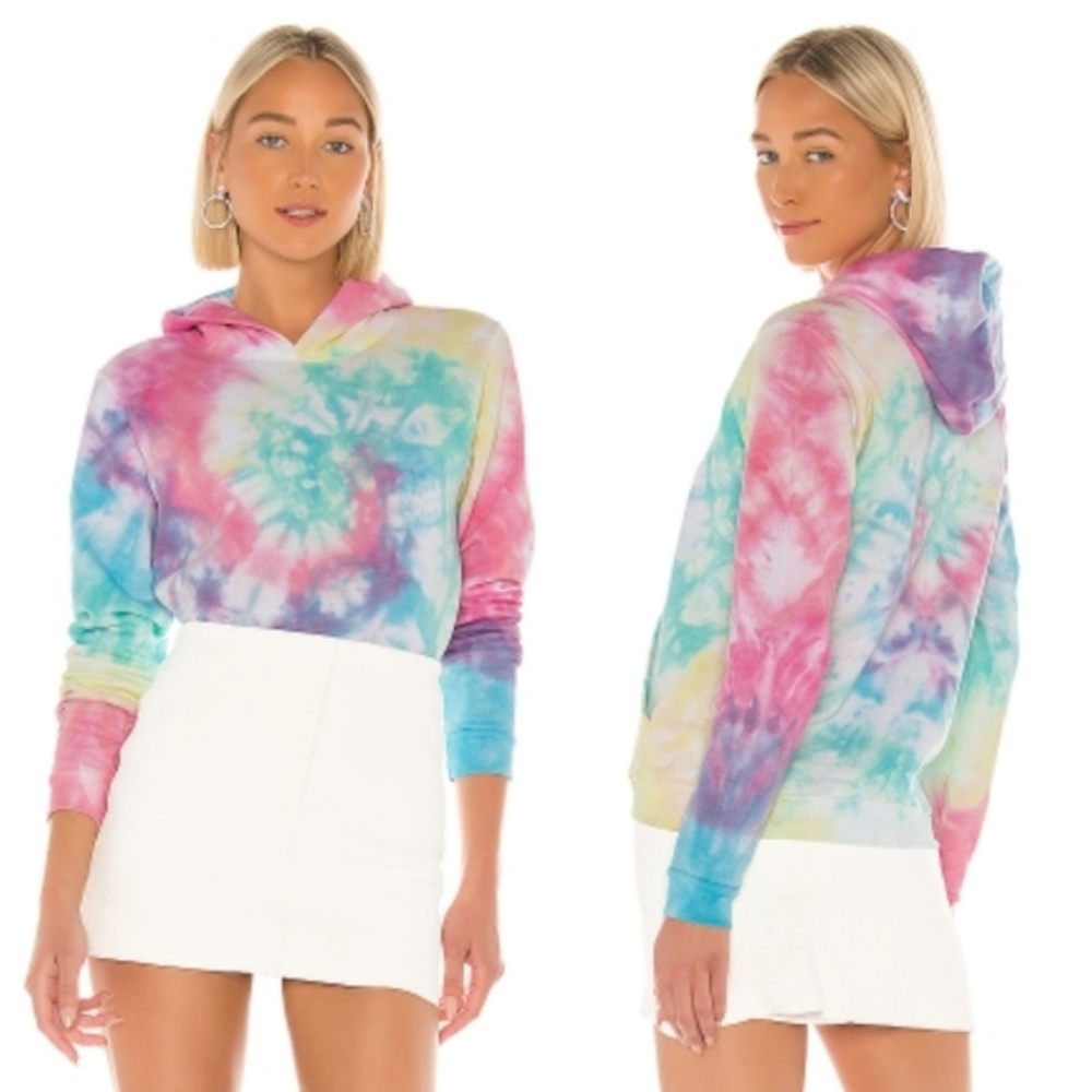 DANNIJO | hailey hand dyed hoodie in multi tie dye - Picture 7 of 13